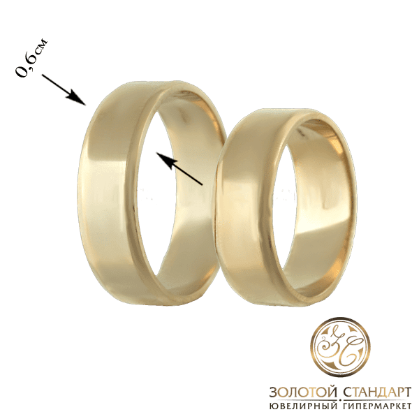Обручальные кольца американка из красного золота Обручальные кольца американка из красного золота