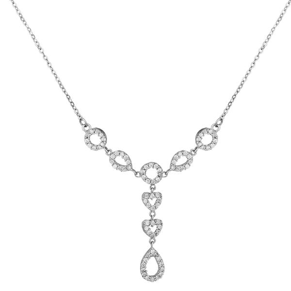 Серебряное колье Кл2Ф/401 детальное изображение ювелирного изделия Серебряные колье Серебряное колье Кл2Ф/401 детальное изображение ювелирного изделия Серебряные колье