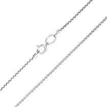 обзорное фото Золотая цепочка в белом золоте объемное Якорное плетение 033317  Золотые цепочки женские