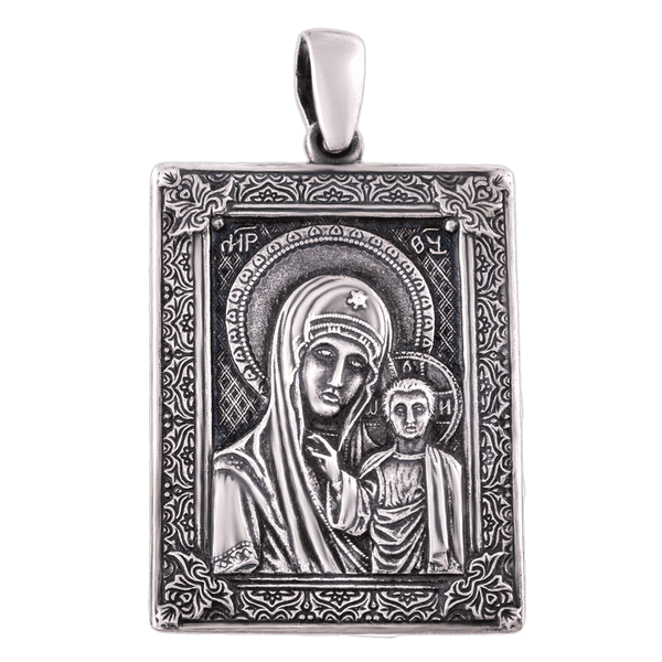 Серебряный подвес 13611 детальное изображение ювелирного изделия Серебряные подвески иконки Серебряный подвес 13611 детальное изображение ювелирного изделия Серебряные подвески иконки