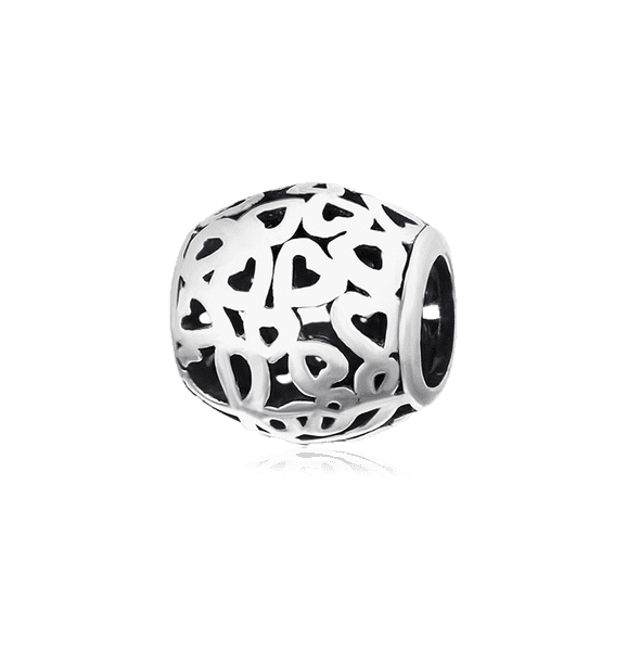 Серебряный подвес-шарм Сердечки 026402 детальное изображение ювелирного изделия Серебряные подвесы-шармы (бусины) Серебряный подвес-шарм Сердечки 026402 детальное изображение ювелирного изделия Серебряные подвесы-шармы (бусины)