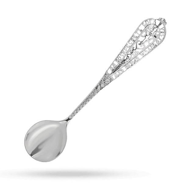 Маленькая серебряная ложечка 925 пробы 034686 детальное изображение ювелирного изделия Серебряные ложки Маленькая серебряная ложечка 925 пробы 034686 детальное изображение ювелирного изделия Серебряные ложки