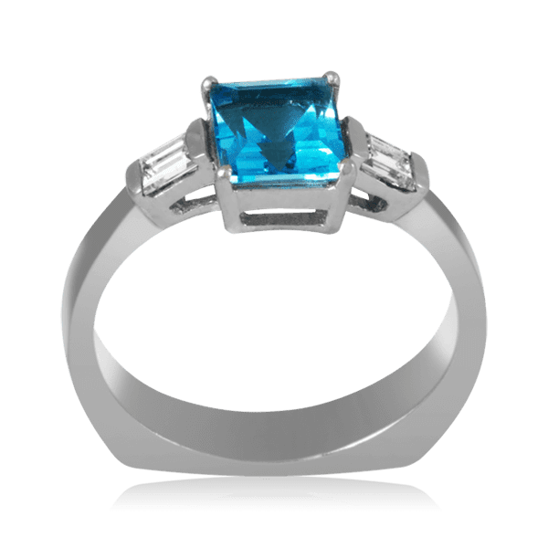 Кольцо с топазом. Фото Кольцо с топазом. Фото