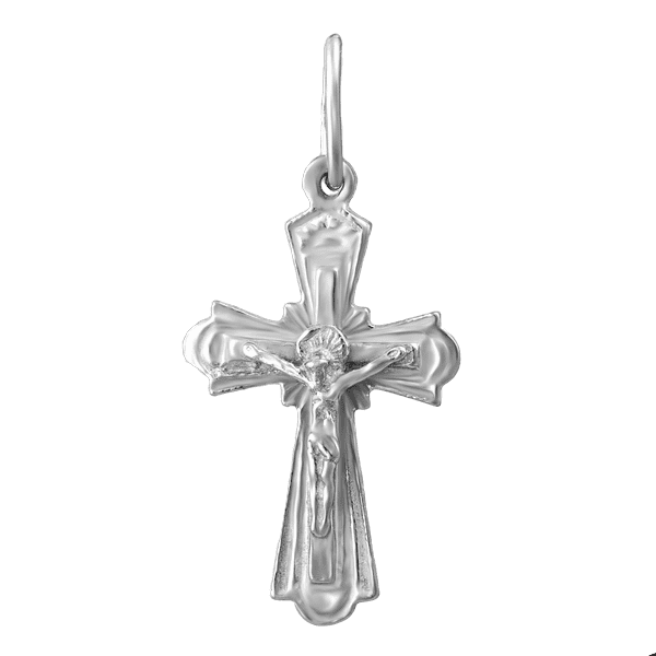 Серебряный  крестик 62428 детальное изображение ювелирного изделия Серебряные подвески крестики Серебряный  крестик 62428 детальное изображение ювелирного изделия Серебряные подвески крестики