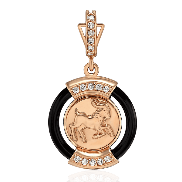 Золотая подвеска на шею знак зодиака Козерог с агатом 033938 детальное изображение ювелирного изделия Золотые подвески знаки зодиака Золотая подвеска на шею знак зодиака Козерог с агатом 033938 детальное изображение ювелирного изделия Золотые подвески знаки зодиака
