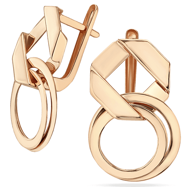 Золотые серьги в современном дизайне Kioto 036079 детальное изображение ювелирного изделия Золотые серьги Золотые серьги в современном дизайне Kioto 036079 детальное изображение ювелирного изделия Золотые серьги