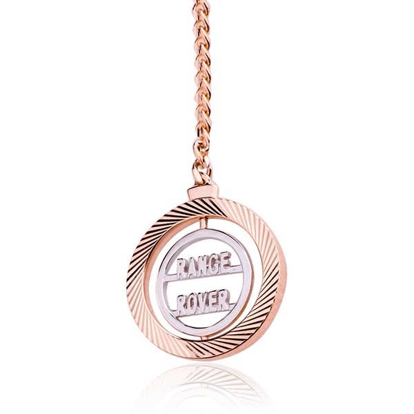 Золотой брелок для авто Range Rover фото Золотой брелок для авто Range Rover фото