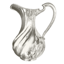 обзорное фото Серебряный кувшин для напитков Елегант объемом 1,2 л 038272  Серебряные кувшины и чайники