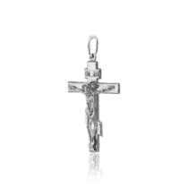 обзорное фото Серебряный православный крест 030588  Серебряные подвески крестики