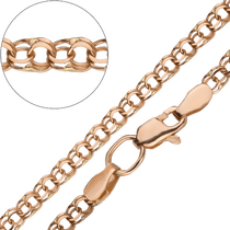 обзорное фото Литой золотой браслет Бисмарк без вставок 028240 Золотые браслеты без камней обзорное фото Литой золотой браслет Бисмарк без вставок 028240  Золотые браслеты без камней