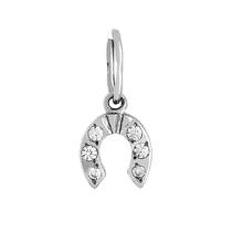 обзорное фото Золотой кулон с цирконием 023743 Золотые кулоны с фианитом обзорное фото Золотой кулон с цирконием 023743  Золотые кулоны с фианитом