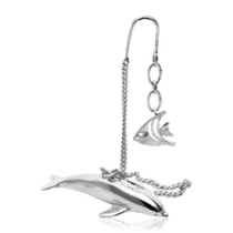 обзорное фото Ионизатор воды серебряный Дельфин и Рыбка 035405  Серебряные ионизаторы