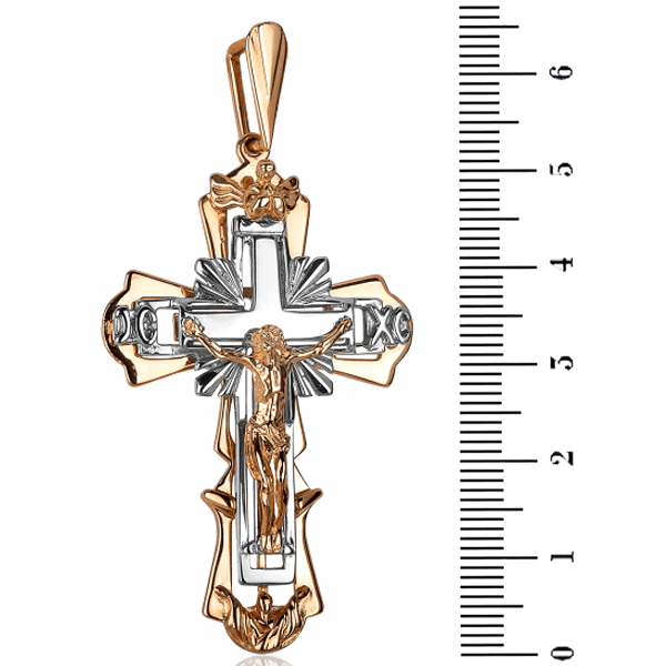 Золотий хрест 1,4,0396 детальне зображення ювелірного виробу