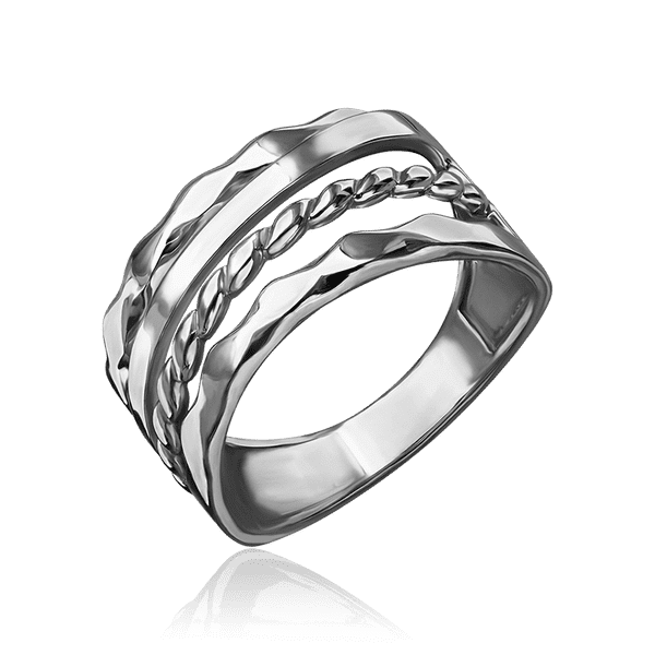 Серебряное кольцо с тройным ободком 034199 детальное изображение ювелирного изделия Серебряные кольца Серебряное кольцо с тройным ободком 034199 детальное изображение ювелирного изделия Серебряные кольца