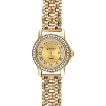 обзорное фото Наручные мужские золотые часы с золотым браслетом 036344  Мужские золотые часы