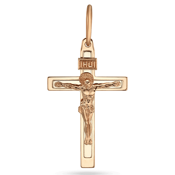 Крестик золотой для ребенка 036101 детальное изображение ювелирного изделия Золотые подвески