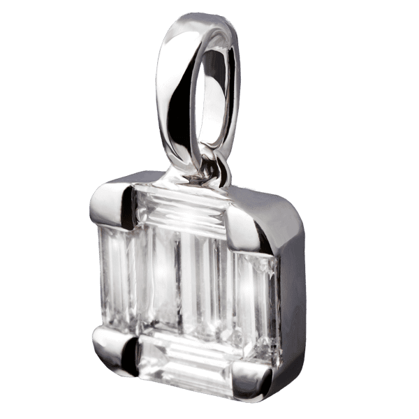 Кулон из белого золота с бриллиантом 024081 детальное изображение ювелирного изделия Золотые кулоны с бриллиантами Кулон из белого золота с бриллиантом 024081 детальное изображение ювелирного изделия Золотые кулоны с бриллиантами