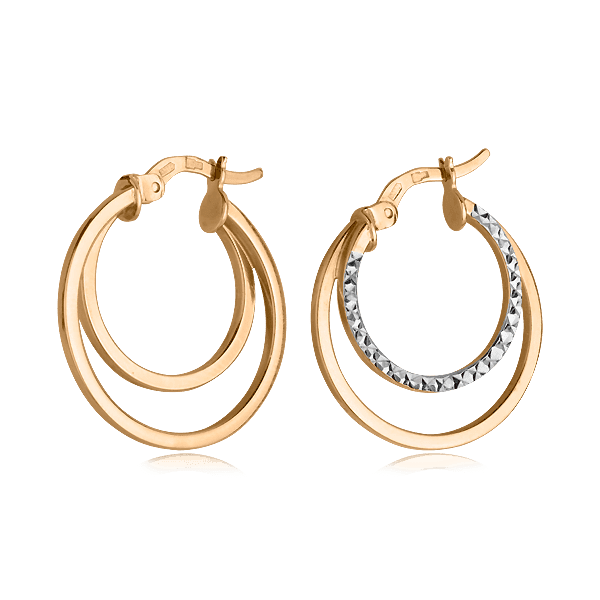 Золотые серьги 80256 детальное изображение ювелирного изделия Золотые серьги