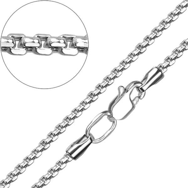 Цепочка в белом золоте объемное якорное плетение 033324 детальное изображение ювелирного изделия Полновесные золотые цепочки Цепочка в белом золоте объемное якорное плетение 033324 детальное изображение ювелирного изделия Полновесные золотые цепочки