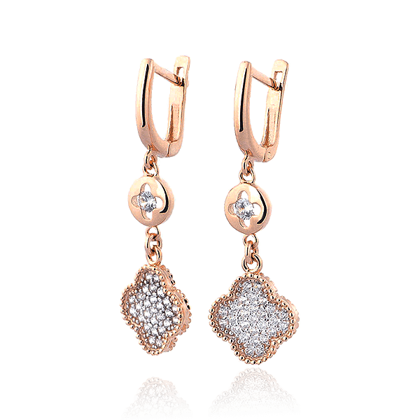 Серьги женские золотые