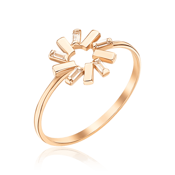 кольцо золотое с фианитами кольцо золотое с фианитами