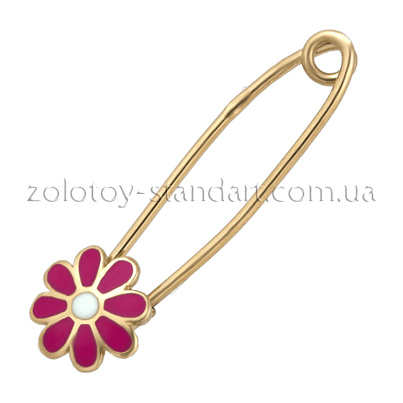 Купить золотую булавку ромашка Купить золотую булавку ромашка
