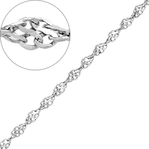 обзорное фото Золотая цепочка Ребека 17004 Ребека плетение цепочек из золота обзорное фото Золотая цепочка Ребека 17004  Ребека плетение цепочек из золота