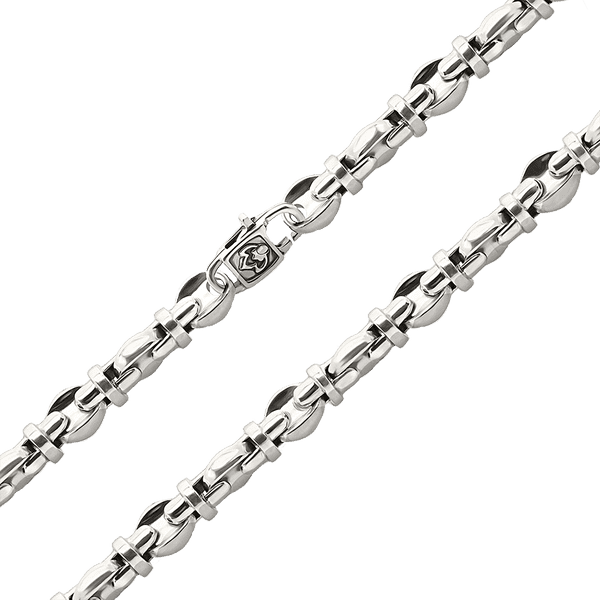 Мужская цепь из белого золота 038592 детальное изображение ювелирного изделия Золотые цепочки мужские Мужская цепь из белого золота 038592 детальное изображение ювелирного изделия Золотые цепочки мужские