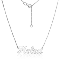 оглядове фото Срібне кольє з іменем Helen (Олена) 034315