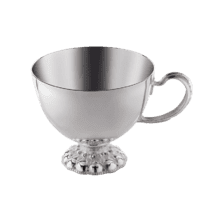 обзорное фото Кофейная чашка из серебра Дриада 033176  Серебряные чашки