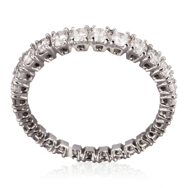 Кольцо из белого золота с бриллиантами 024083 детальное изображение ювелирного изделия Золотые кольца с бриллиантами Кольцо из белого золота с бриллиантами 024083 детальное изображение ювелирного изделия Золотые кольца с бриллиантами