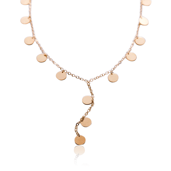 Колье Монетки из красного золота 032834 детальное изображение ювелирного изделия Золотое колье без камней Колье Монетки из красного золота 032834 детальное изображение ювелирного изделия Золотое колье без камней