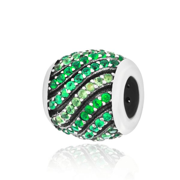 Серебряный подвес-шарм Бусинка с фианитом 024981 детальное изображение ювелирного изделия Серебряные подвесы-шармы (бусины) Серебряный подвес-шарм Бусинка с фианитом 024981 детальное изображение ювелирного изделия Серебряные подвесы-шармы (бусины)