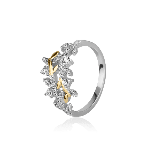 Серебряное кольцо с фианитами 027983 Серебряное кольцо с фианитами 027983