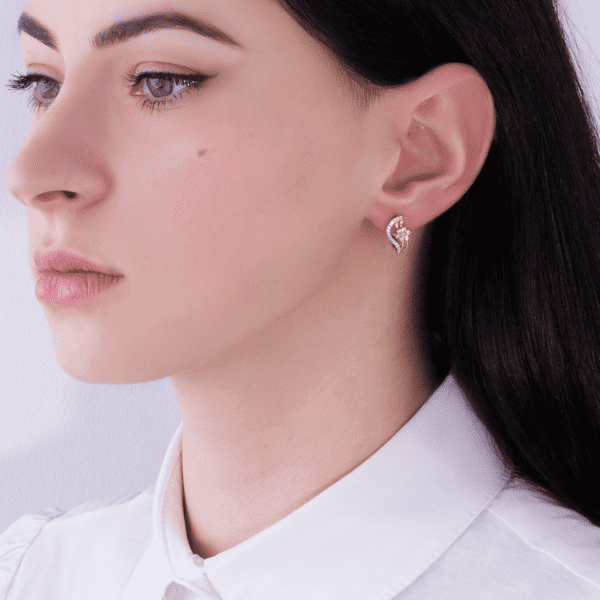 Золотые серьги 21309 фото