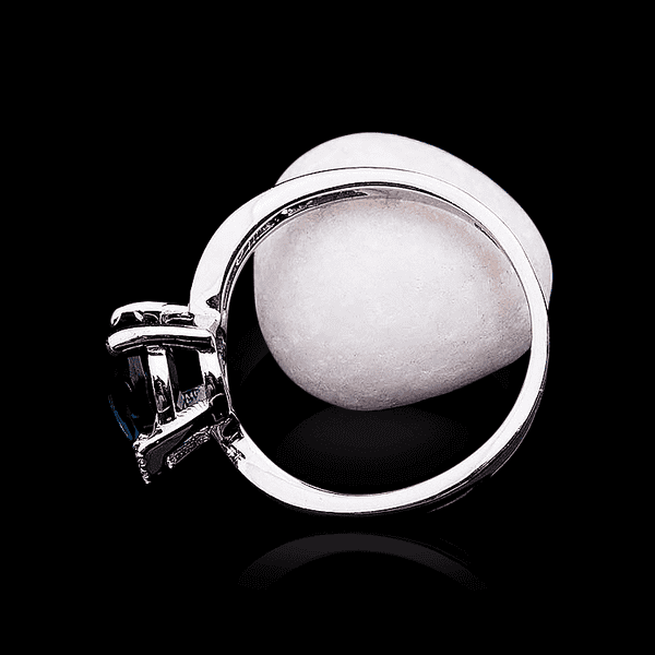 кольцо из белого золота с лондон топазом кольцо из белого золота с лондон топазом