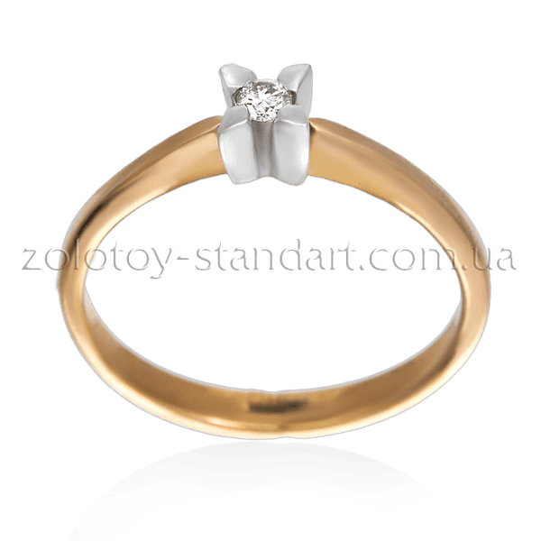 Золотое кольцо с бриллиантом 11114 детальное изображение ювелирного изделия Золотые кольца для помолвки с бриллиантом Золотое кольцо с бриллиантом 11114 детальное изображение ювелирного изделия Золотые кольца для помолвки с бриллиантом