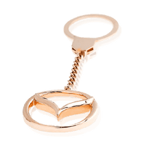 обзорное фото Брелок для ключей авто Mazda красное золото 036480 Брелок из золота обзорное фото Брелок для ключей авто Mazda красное золото 036480  Брелок из золота