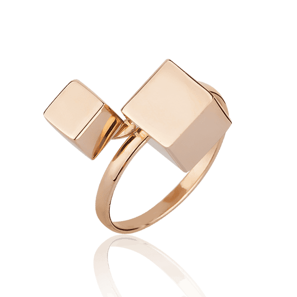 Золотое кольцо с кубиками Золотое кольцо с кубиками