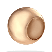 обзорное фото Золотой подвес шарик для цепочек и браслетов 031515 Золотые подвески без камней обзорное фото Золотой подвес шарик для цепочек и браслетов 031515  Золотые подвески без камней