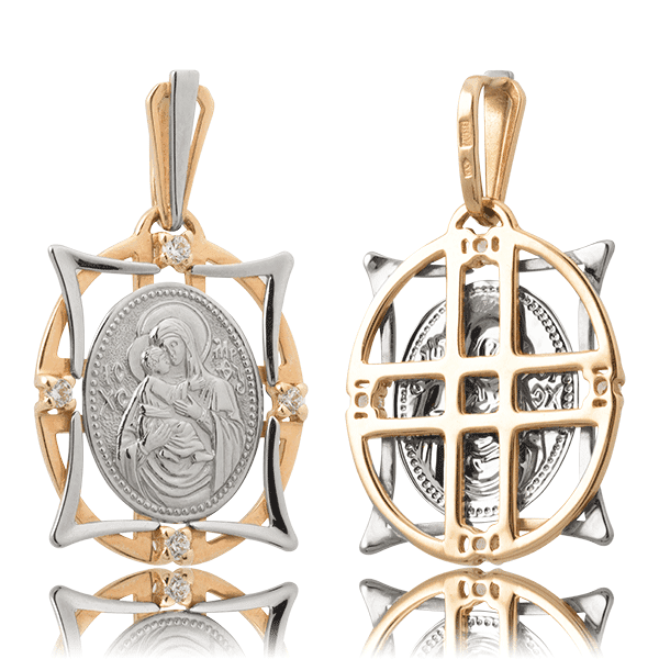 Золотая иконка Божией Матери 160600 детальное изображение ювелирного изделия Золотые подвески иконки Золотая иконка Божией Матери 160600 детальное изображение ювелирного изделия Золотые подвески иконки