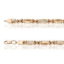 обзорное фото Золотой браслет Ролекс 030236 Золотые браслеты обзорное фото Золотой браслет Ролекс 030236  Золотые браслеты
