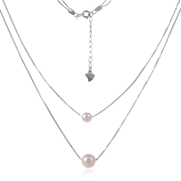 Серебряное колье с жемчугом 024914 детальное изображение ювелирного изделия Серебряные колье Серебряное колье с жемчугом 024914 детальное изображение ювелирного изделия Серебряные колье