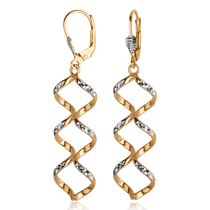 оглядове фото Золоті сережки 80242