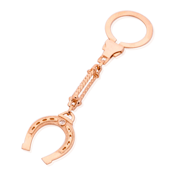 Золотой брелок с фианитом Подкова 033000 детальное изображение ювелирного изделия Брелок из золота Золотой брелок с фианитом Подкова 033000 детальное изображение ювелирного изделия Брелок из золота