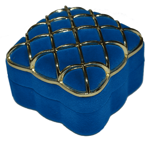 Футляр синий Сеточка с универсальной прорезью 027171 детальное изображение ювелирного изделия Подарочные футляры и упаковки Футляр синий Сеточка с универсальной прорезью 027171 детальное изображение ювелирного изделия Подарочные футляры и упаковки