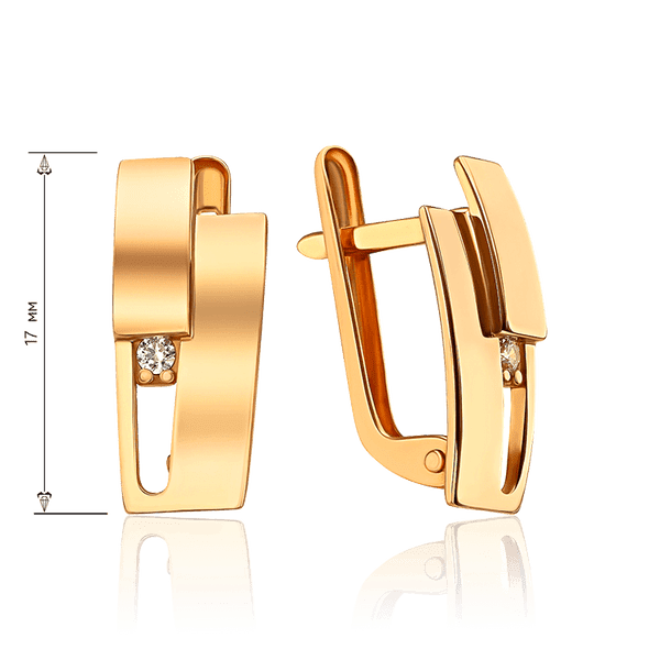 золотые серьги с английским замком золотые серьги с английским замком