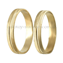 оглядове фото Золота обручка К10060