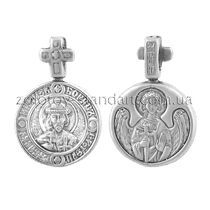 обзорное фото Серебряная ладанка13445  Серебряные подвески иконки