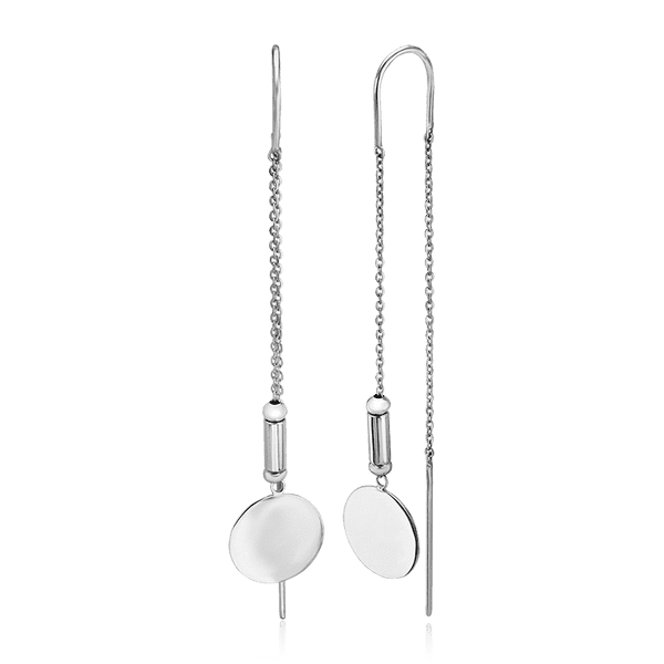 Трендовые серебряные сережки протяжки Монеты 034815 детальное изображение ювелирного изделия Серебряные серьги Трендовые серебряные сережки протяжки Монеты 034815 детальное изображение ювелирного изделия Серебряные серьги